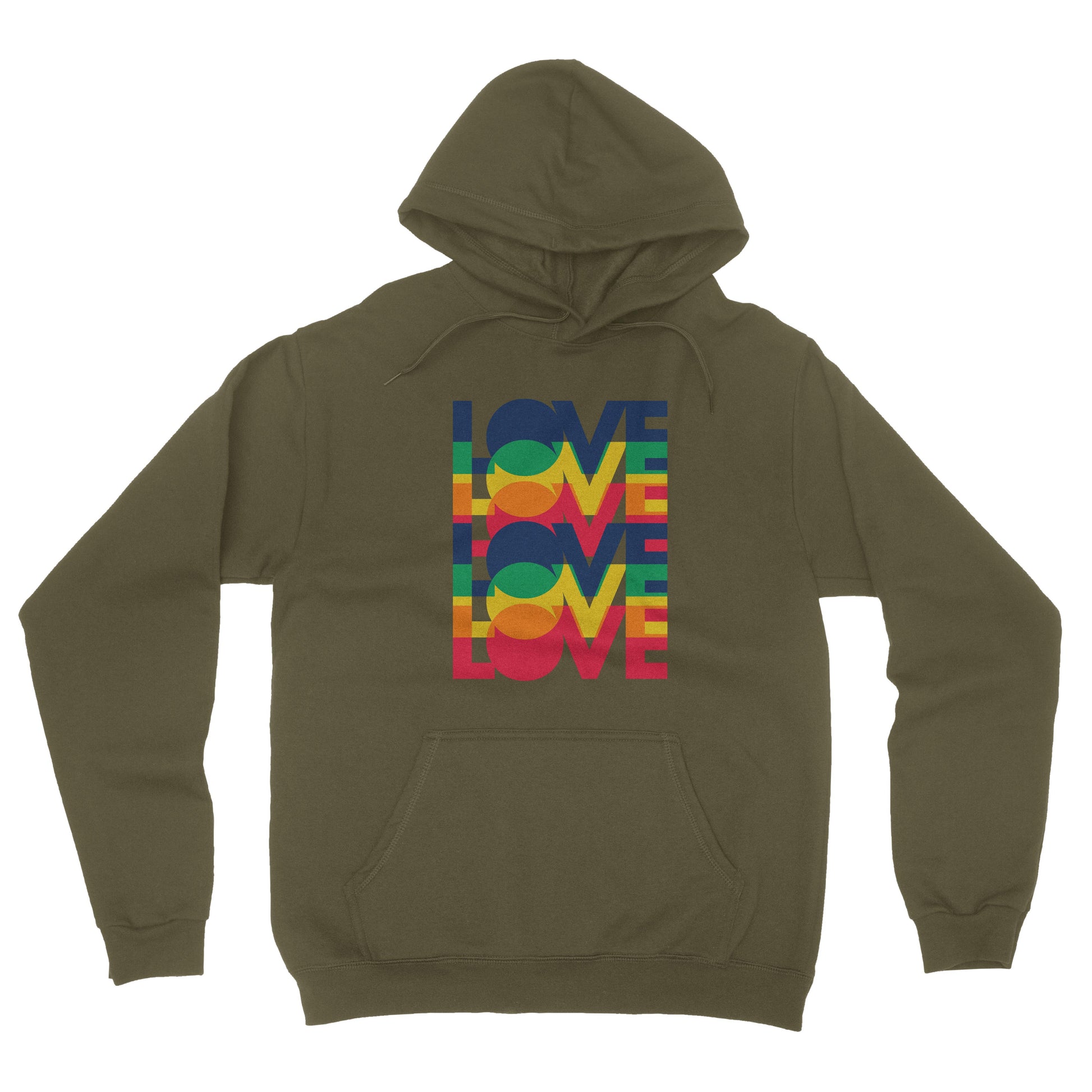 Love Evolve Hoodie - Military Green